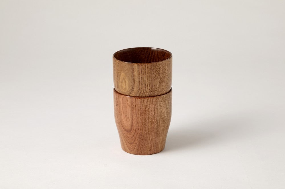 Wooden cup - Enju Pair Cup- 槐 ペアカップ