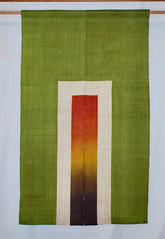 Japanese Noren - Mado - 麻暖簾 - 窓