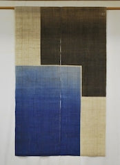 Japanese Noren - Origami - 麻暖簾 - 折紙