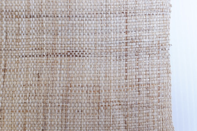 Japanese Noren - Hana ( blue ) - 麻暖簾 - 花 ブルー