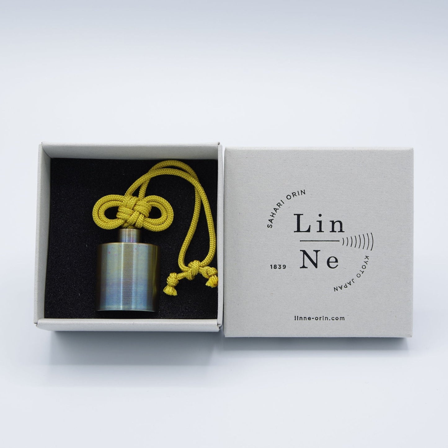 LinNe Chibi (M) - Meditation, mindfulness bell - Nijūkanōmusubi - 二重叶結び