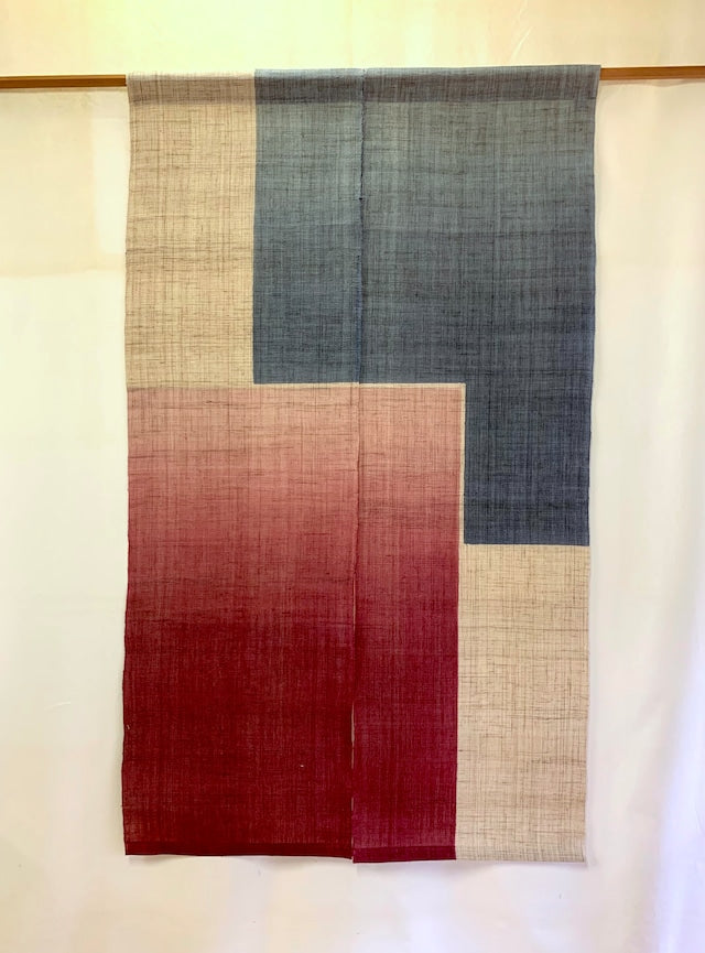 Japanese Noren - Origami - 麻暖簾 - 折紙