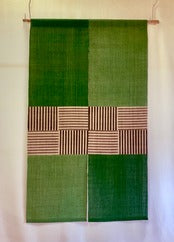 Japanese Noren - Shima - 麻暖簾 - 縞