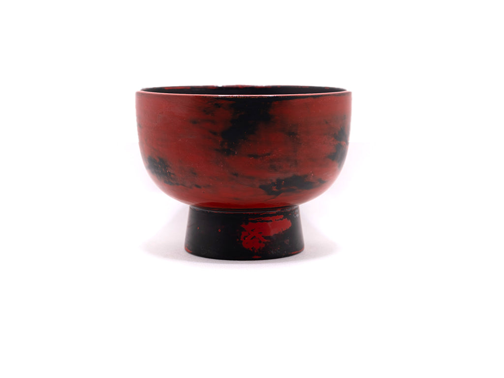 Japanese Chestnut Bowl - Negoro Gorokuwan - 根来合鹿椀栃