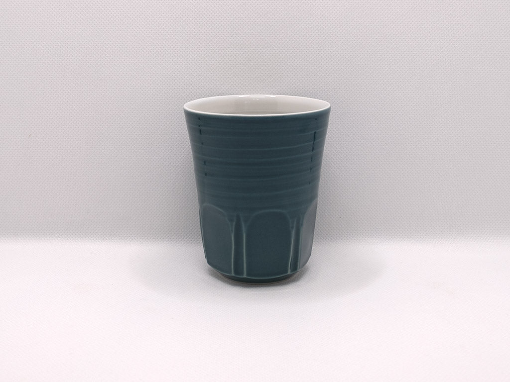Faceted cup - Aomidori - 青緑