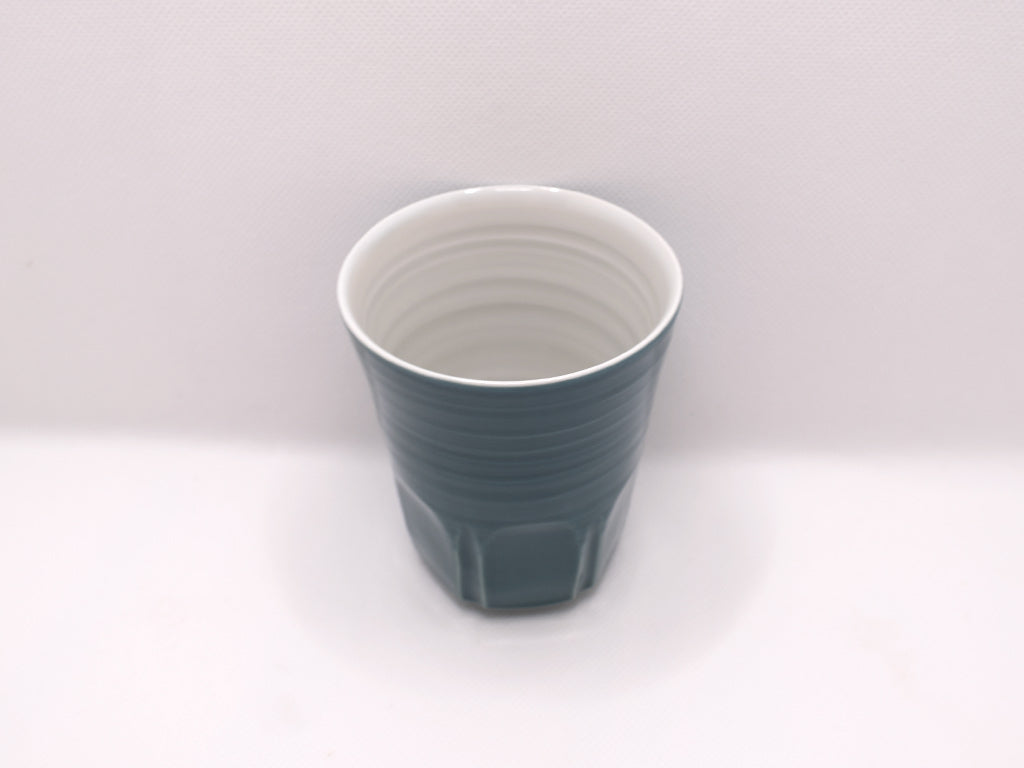 Faceted cup - Aomidori - 青緑