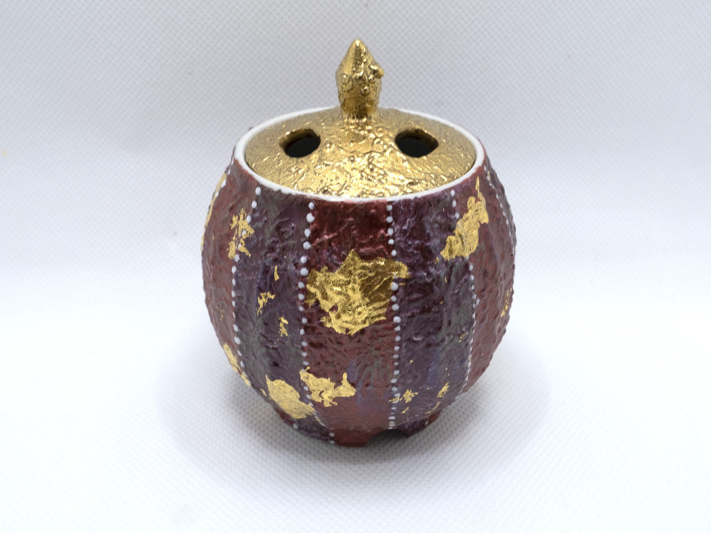 Kutaniyaki Incense Burner - Kazuyoshi Kitamura - 九谷 北村和義