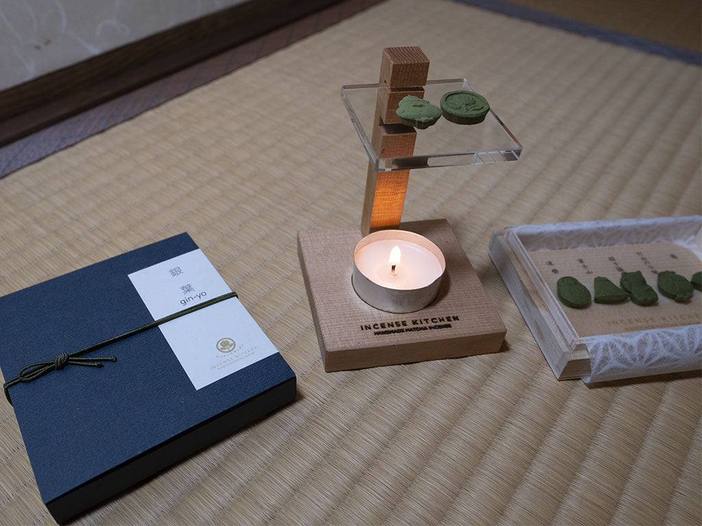 Matcha incense set - Gin yo - 銀葉