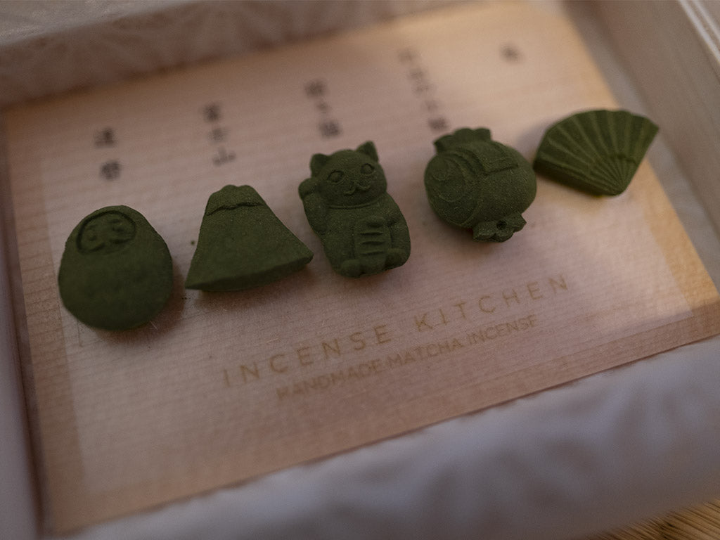 Matcha incense set - Gin yo - 銀葉