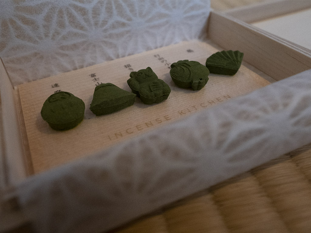 Matcha incense set - Gin yo - 銀葉